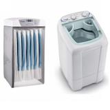 Secadora de Roupas Soleil 8kg e Lavadora Popmatic Automática 6kg Mueller 127V Branco