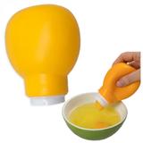 Separador de Gema de Ovos em Silicone Amarelo Prana