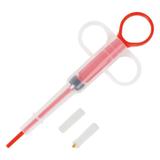 Seringa alimentação aplicação remédio cães gatos - vermelho - Bbb pet