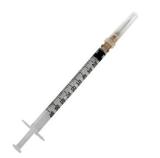Seringa Descartável Hipodérmica 1ml com Agulha 13 x 4,5 - SR