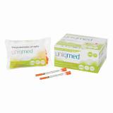 Seringa para insulina 1,0 ml 8x0,30mm 100un uniqmed