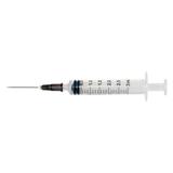 Seringa SR 3ml Luer Lock com Agulha 25x0,7 Fixa - 30 unidades