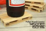 Set c/ 4 Porta-Copos Pallet - Dentro da caixa