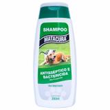 Shampoo Bactericida Antisséptico Para Cães Matacura 200 Ml
