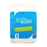 Shampoo para cachorro pelos claros Seven Dogs 5 litros - Launer linha seven