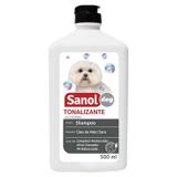 Shampoo Sanol Dog Tonalizante Pelos Claros - 500 mL