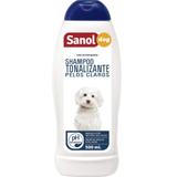 Shampoo Sanol Dog Tonalizante Pelos Claros Para Cães 500ml