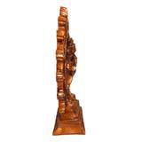 Shiva na Roda de Fogo Cor Bronze 20cm - Mandala de luz