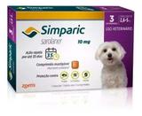 Simparic 10mg Antipulgas 2,6 A 5kg com 3 comprimidos - Zoetis