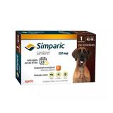 Simparic 120mg Antipulgas Para Cães De 40,1 A 60kg - Zoetis