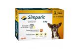 Simparic 5mg Antipulgas e Carrapato Cães de 1,3 a 2,5 kg 3 comprimidos Zoetis