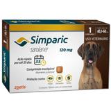 Simparic anti pulgas 120 mg 40,1 a 60 kg 01 comprimido - Marca