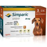 Simparic Antipulgas Para Cães De 5,1 A 10kg - 20mg - Cx Com 3 Compr