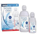 Simple Clean Kit Solução para Lentes de Contato com 360ml + 120ml + 1 Estojo - Novartis