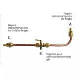 Sistema Para Gás De Cozinha Com 6 Metros De Cobre 3/8 Glp - Eluma