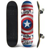 Skate iniciante infantil vingadores hypeboards até 100kg skateboard