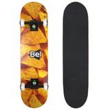 Skate Montado Profissional Nachos Laranja Abec5 Skete Barato