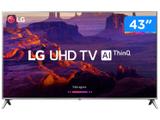 Smart TV 43” 4K LED LG 43UK6520 Wi-Fi HDR - Inteligência Artificial 4 HDMI
