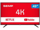 Smart TV 49” 4K LED Semp SK6000 Wi-Fi HDR - 3 HDMI USB