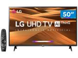 Smart TV 4K LED 50” LG 50UM7360PSA Wi-Fi - Inteligência Artificial Controle Smart Magic