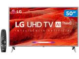 Smart TV 4K LED 50” LG 50UM7500 Wi-Fi - Inteligência Artificial Controle Smart Magic