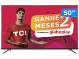 Smart TV 4K LED 50” SEMP TCL 50P8M Android Wi-Fi - Bluetooth HDR Inteligência Artificial 3 HDMI 2 USB
