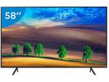 Smart TV 4K LED 58” Samsung UN58NU7100GXZD - Wi-Fi Conversor Digital 3 HDMI 2 USB