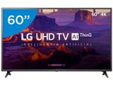 Smart TV 4K LED 60” LG 60UK6200 Wi-Fi HDR - Inteligência Artificial Conversor Digital 3 HDMI