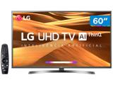Smart TV 4K LED 60” LG 60UM7270PSA Wi-Fi HDR - Inteligência Artificial Controle Smart Magic