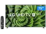 Smart TV 4K LED IPS 75” LG 75UN8000PSB Wi-Fi - Bluetooth HDR Inteligência Artificial 4 HDMI 2 USB