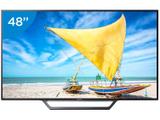 Smart TV LED 48” Sony Full HD KDL-48W655D - Conversor Digital Wi-Fi 2 HDMI 2 USB DLNA