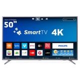 Smart TV LED 50 1D Philips 50PUG6513/78 4K UHD com WI-FI, 2 USB, 3 HDMI, Sleep Timer e 60Hz