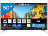 Smart TV LED 50” AOC 4K/Ultra HD LE50U7970S - Conversor Digital Wi-Fi 4 HDMI 2 USB
