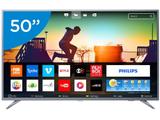 Smart TV LED 50” Philips 4K/Ultra HD 50PUG6513/78 - Conversor Digital Wi-Fi 3 HDMI 2 USB