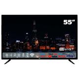 Smart TV LED 55" HQ HQSTV55NY Ultra HD 4K Netflix Youtube 3 HDMI 2 USB Wi-Fi