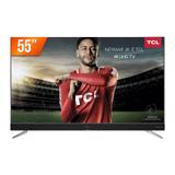 Smart TV LED 55" Ultra HD TCL 4K 55C2US HDMI USB Android TV WiFi Integrado Conversor Digital - Semp Toshiba