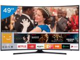 Smart TV LED Curva 49” Samsung 4K/Ultra HD - 49MU6300 Tizen Conversor Digital Wi-Fi 3 HDMI 2USB