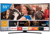 Smart TV LED Curva 55” Samsung 4K/Ultra HD - 55MU6300 Conversor Digital Wi-Fi 3 HDMI 2 USB DLNA