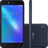 Smartphone Asus Zenfone Live 16Gb Preto Dual Chip Android 6.0 Tela 5" Snapdragon 4G Wi-Fi Câmera 13MP