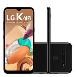 Smartphone LG K41S 32GB Câmera Quádrupla 13MP 5MP 2MP 2MP Frontal 8MP Android 9 Preto