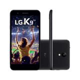 Smartphone LG K9 16GB Dual Chip 5.0 Câmera 8MP Selfie 5MP Android TV Digital Android 7.0 Preto