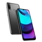 Smartphone Moto E20 Preto Tela 6,5 HD+ Android Camera Dupla + Frontal 5Mp Octa core 32gb 2gb Dual SIM 4G Wifi 2,4Ghz Bateria 4000mAh - Motorola