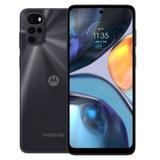 Smartphone Moto G22 Preto 128gb 4gb Tela 6,5 Max Vision HD+ Wifi Dual Band Octa core G37 2,3Ghz Android 12 QuadCam + Selfie 16Mp - Motorola