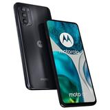 Smartphone moto G52 Motorola Preto Display 6,6 P-OLED 90Hz Camera Tripla 128gb 4gb Octa core USB C Impressão Digital Dois Chips 4G Bateria 5000mAh