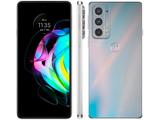 Smartphone Motorola Edge 20 128GB Branco - 5G 8GB RAM Tela 6,7” Câm. Tripla + Selfie 32MP