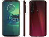 Smartphone Motorola G8 Plus 64GB Cereja 4G - 4GB RAM Tela 6,3” Câm. Tripla + Câm. Selfie 25MP