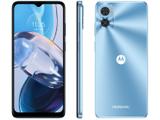 Smartphone Motorola Moto E22 64GB Azul 4G 4GB RAM 6,5” Câm. Dupla + Selfie 5MP Dual Chip