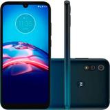 Smartphone Motorola Moto E6s 32GB Dual Chip 4G Tela 6,1" Câmera Dupla 13MP 2MP Frontal 5MP Azul