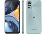Smartphone Motorola Moto G22 128GB Verde 4G - Octa-Core 4GB RAM 6,5” Câm Quádrupla + Selfie 16MP