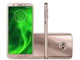 Smartphone Motorola Moto G6 64GB Ouro Rosê - Dual Chip 4G Câm. 12MP e 5MP + Selfie 8MP Flash